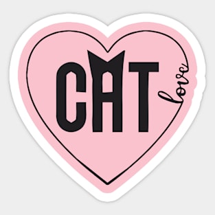 Cat Lover Sticker